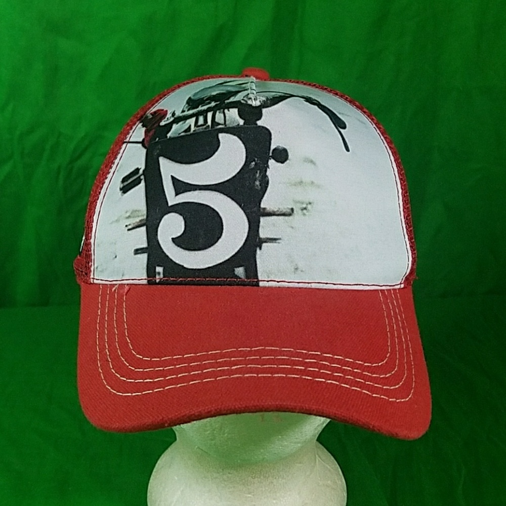 Makerwear BMX Motocross Hat Red Mesh Snapback Cap